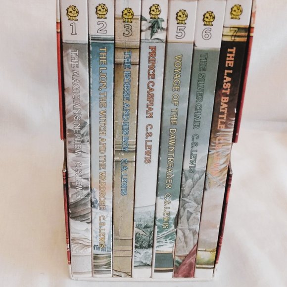 Vintage 1989-The Complete Chronicles of Narnia Box Set Of 7 by C.S. Lewis - Picture 3 of 15